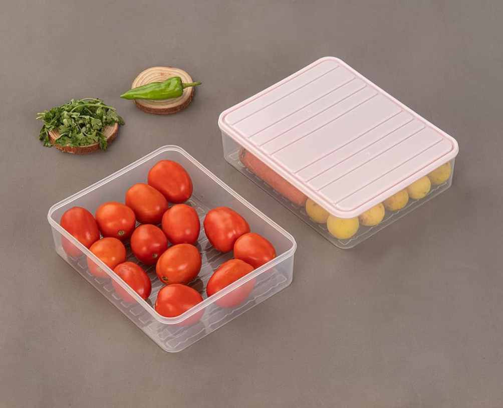 1200ml fridge storage container with airtight seal